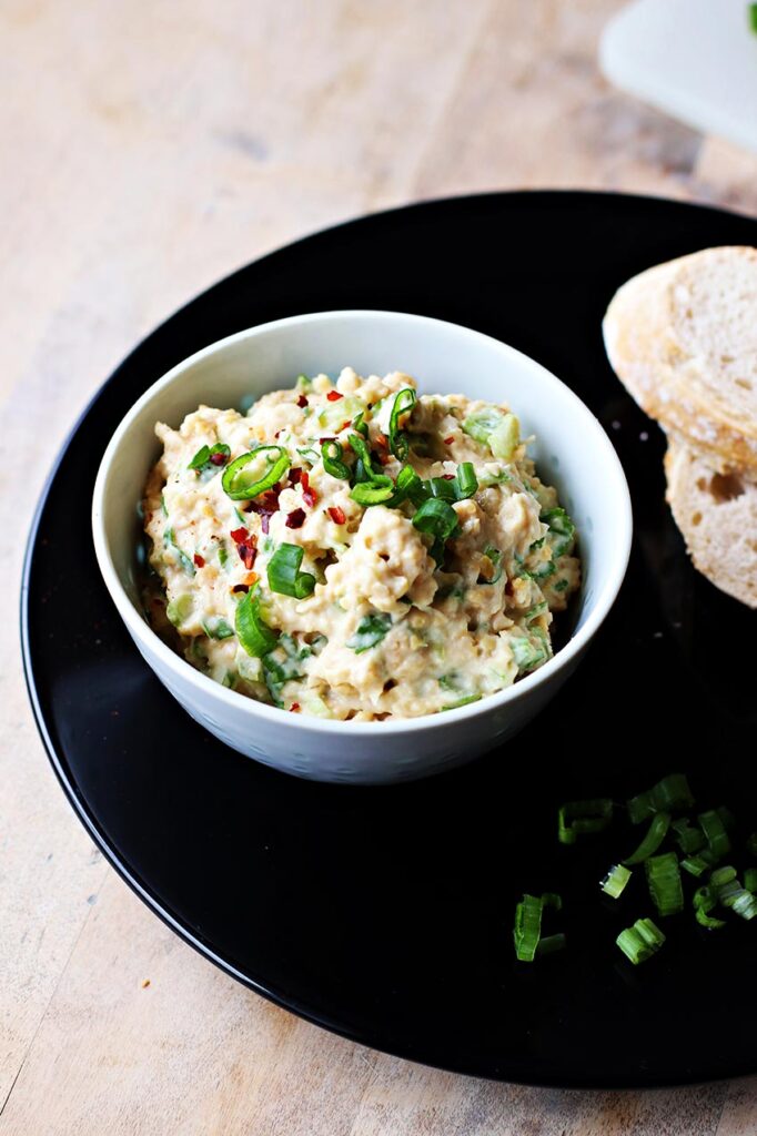 Salsa di ceci con mayo di aquafaba