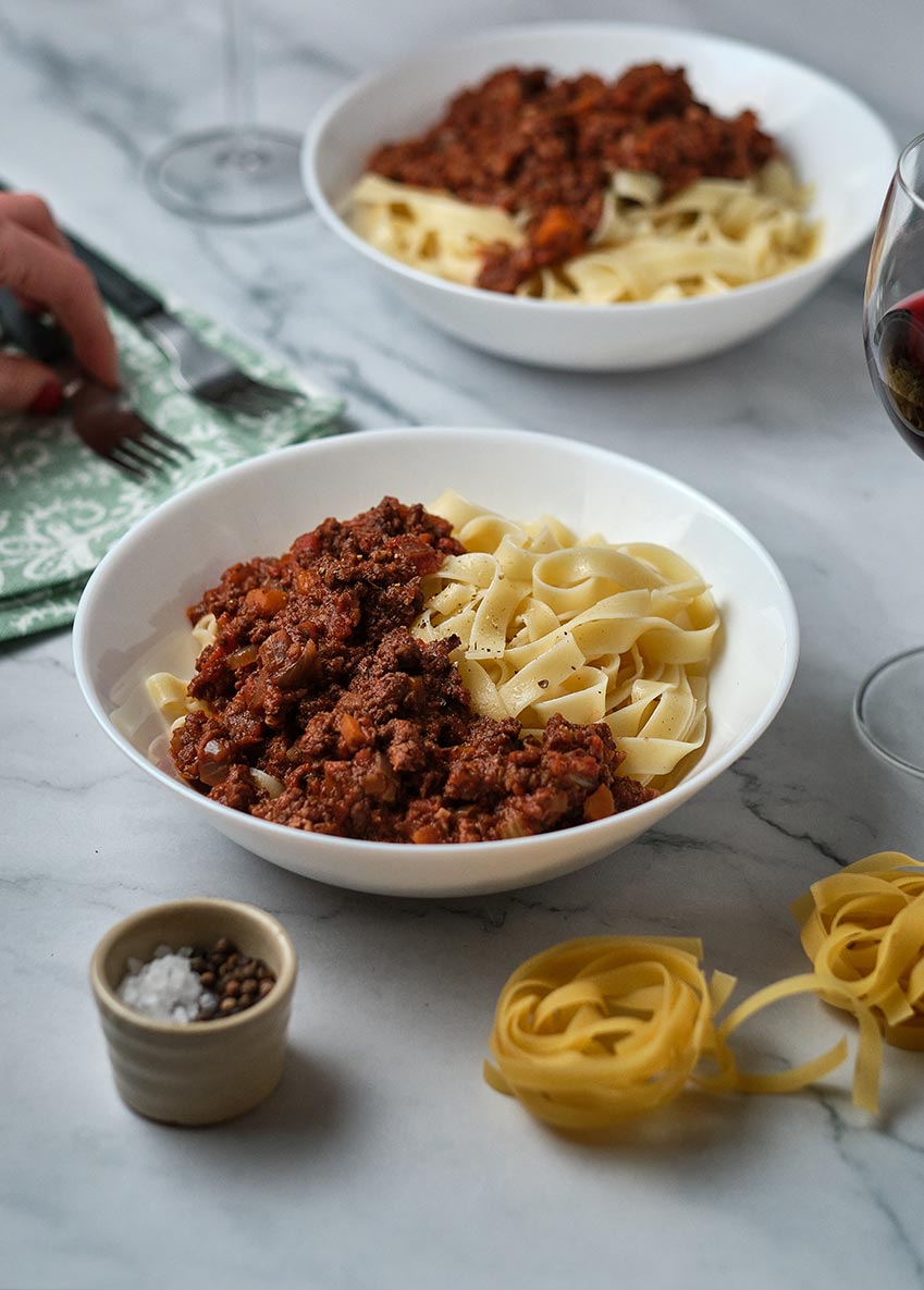 Ragù alla bolognese vegan, Ricetta vegan