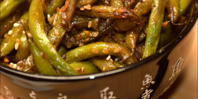 Fagiolini verdi alla Sichuan senza glutine