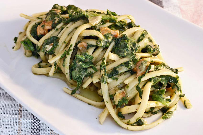 Linguine al verde