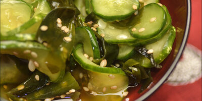 Sunomono – insalata giapponese con cetrioli e wakame
