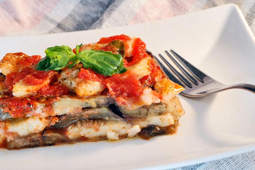 Parmigiana di melanzane vegana