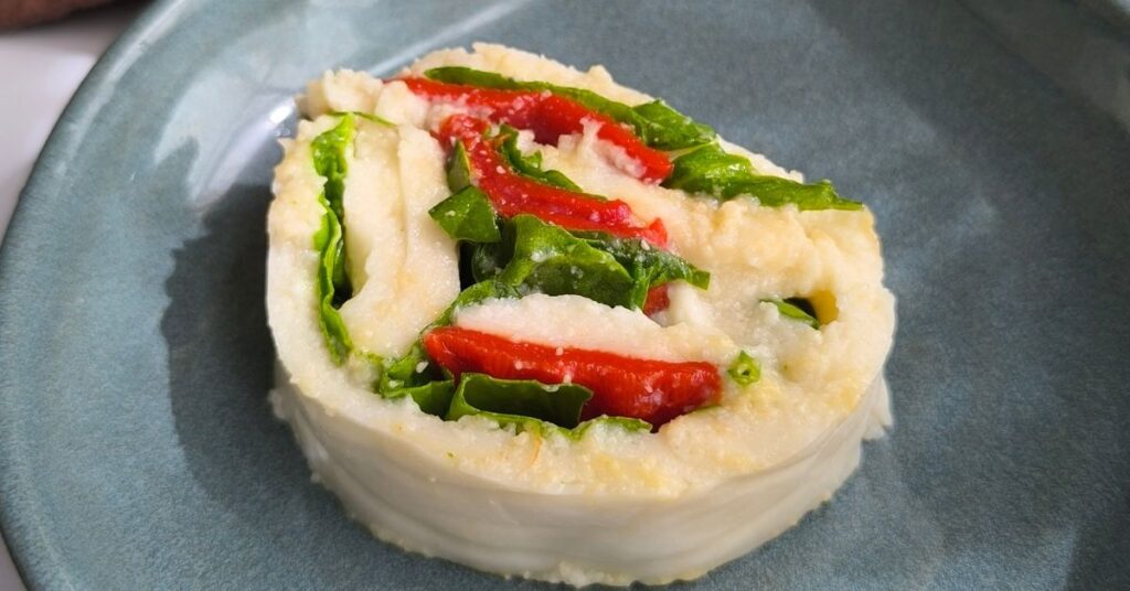 Rotolo di mozzarella vegana