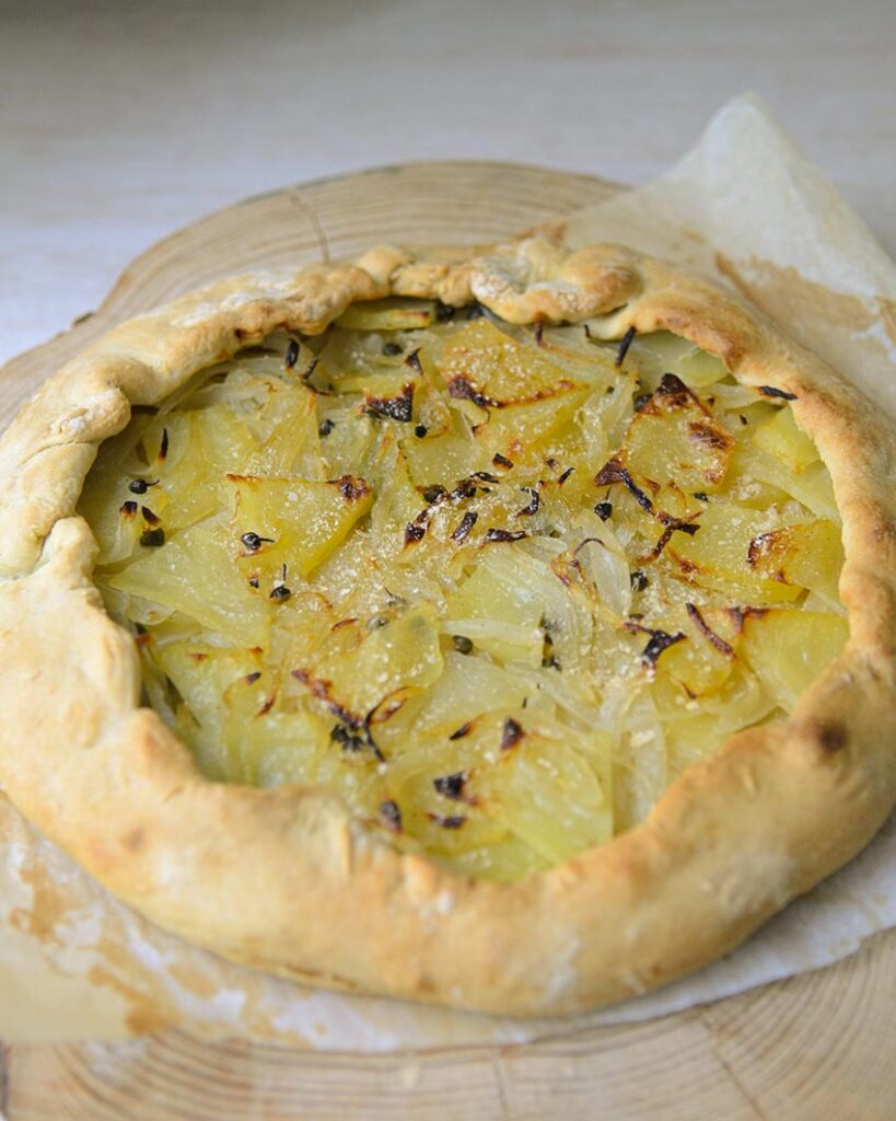 Galette alle cipolle e patate