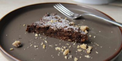 Torta caprese di castagne e cacao senza glutine